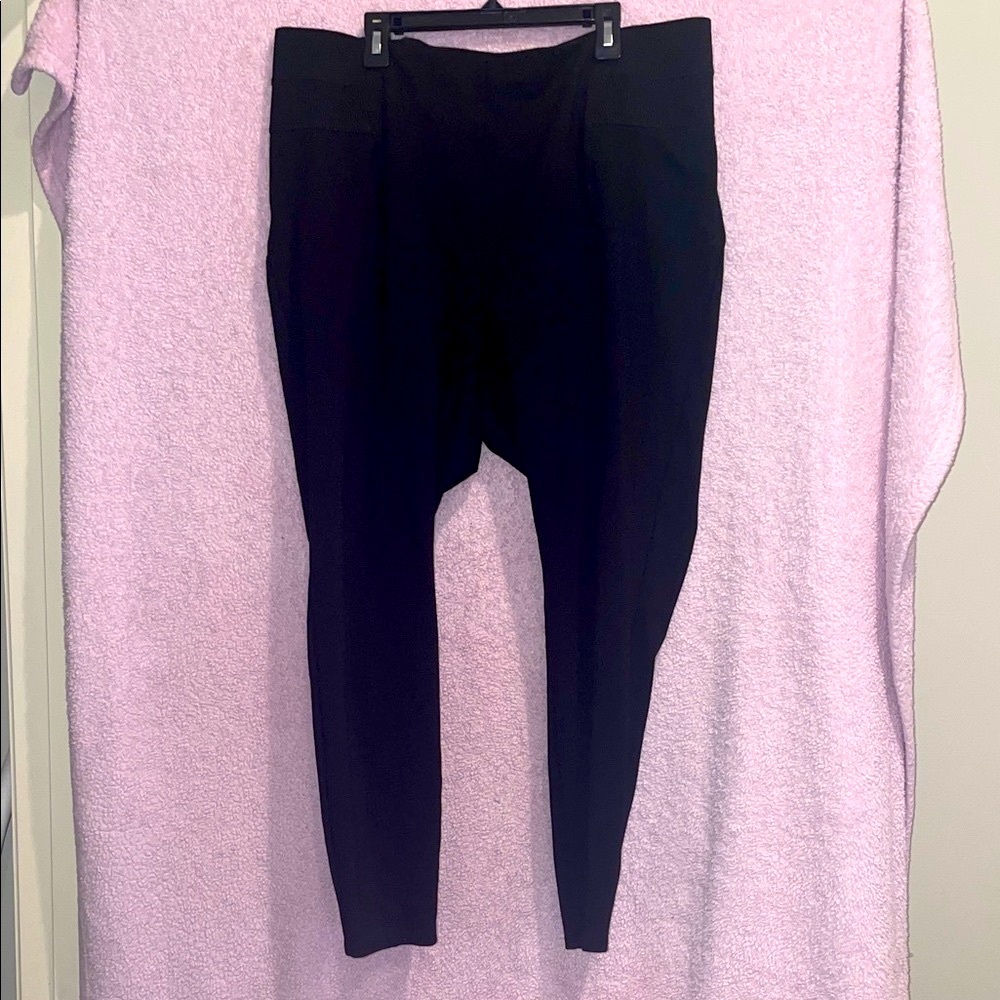 Lane Bryant Black Straight Leg Pants